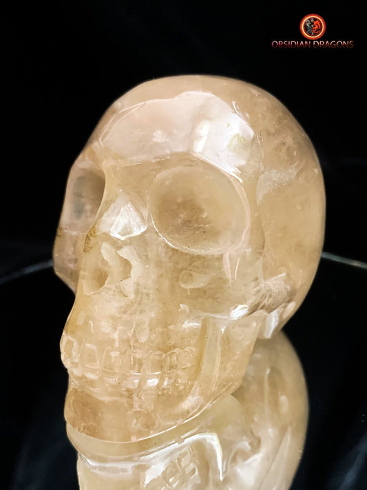 crâne de cristal- original- Himalaya- artisanal | obsidian dragons