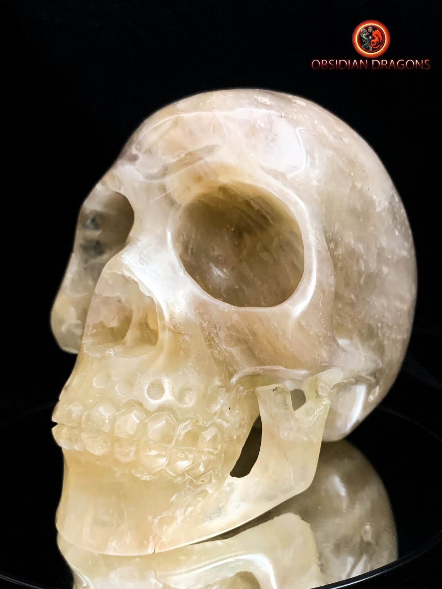 Grand crâne de cristal- Himalaya- authentique