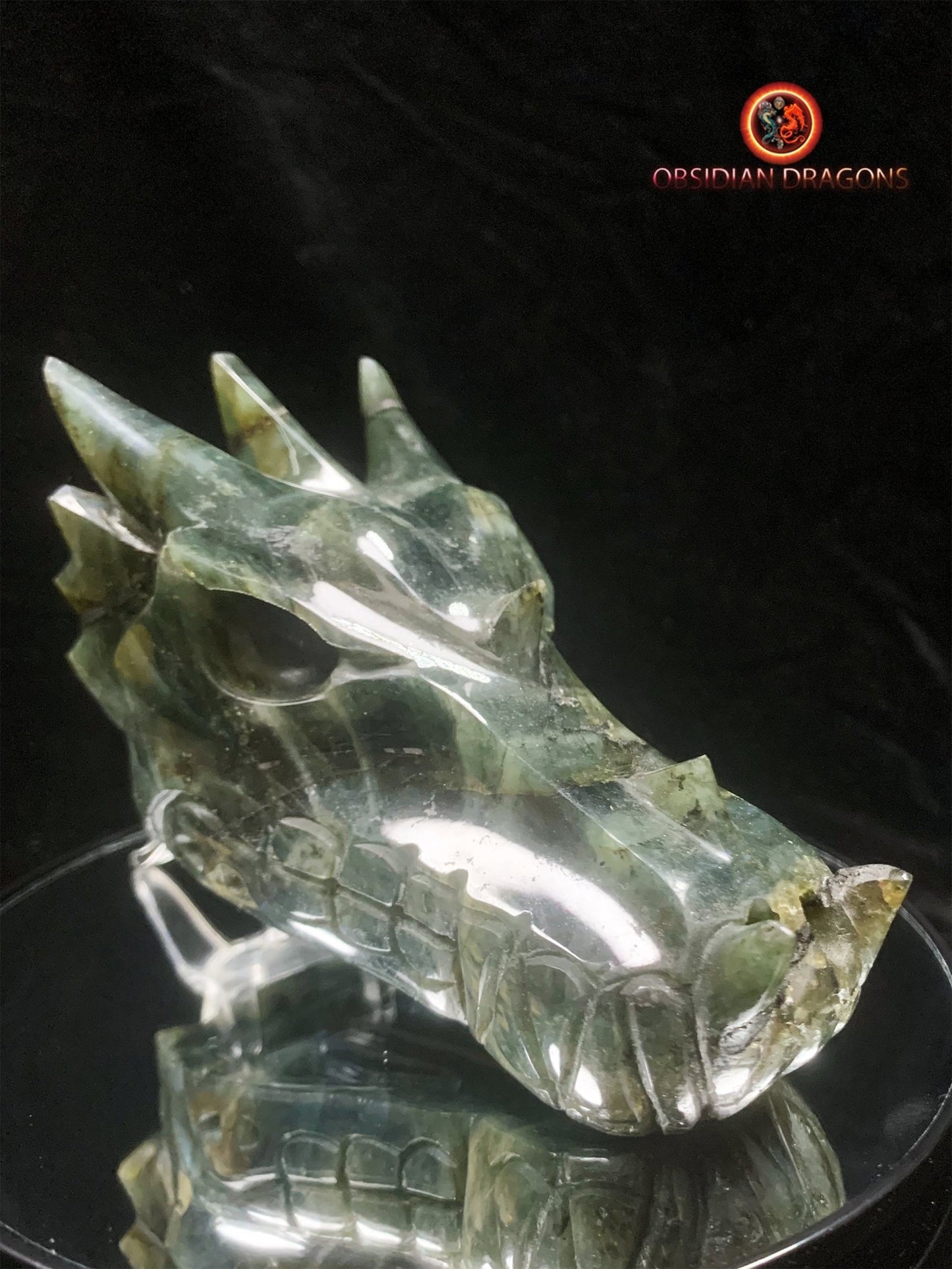 crâne de dragon- Labradorite- Artisanal