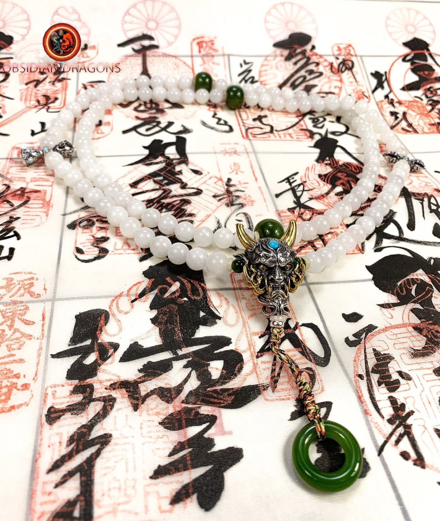 Mala en jade- Hannya démon du Japon