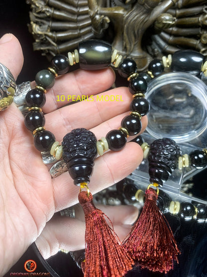 Bracelet en obsidienne oeil céleste- Dragon | obsidian dragons