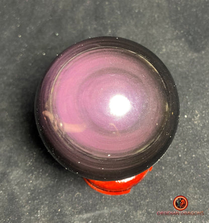 Sphère en obsidienne œil céleste - Unique - 8cm