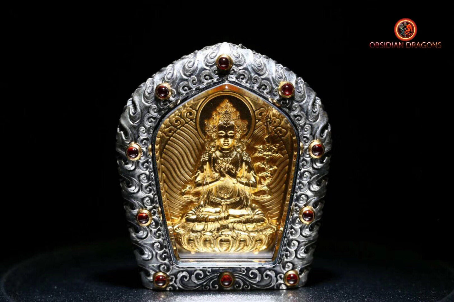 Ghau- Pendentif bouddha- Mahasthamaprapta
