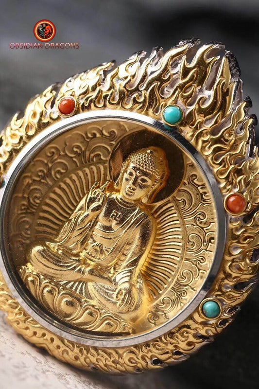 Pendentif ghau- Bouddha Vairocana