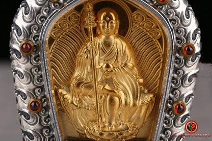 Ghau- Pendentif bouddha- Jizo- Dizang