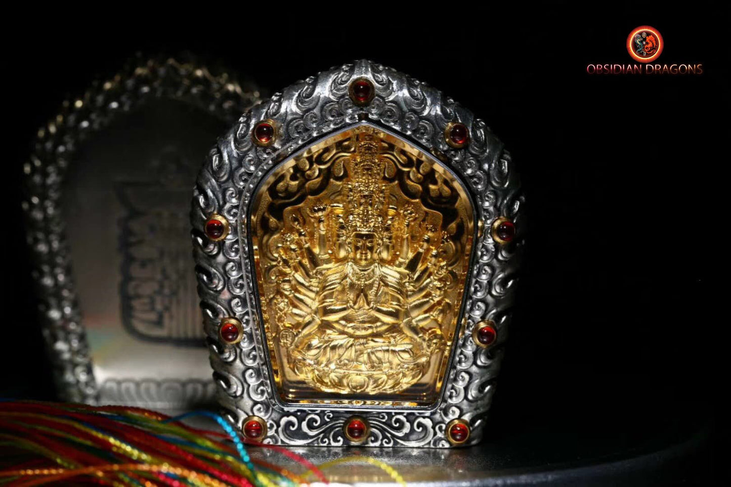 Ghau- Pendentif bouddha- Chenrezi