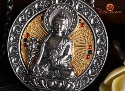 Pendentif bouddha médecine- Guérison et Harmonie