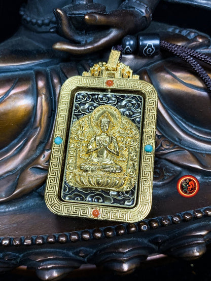 Pendentif bouddha- Bodhisattva Samantabhadra