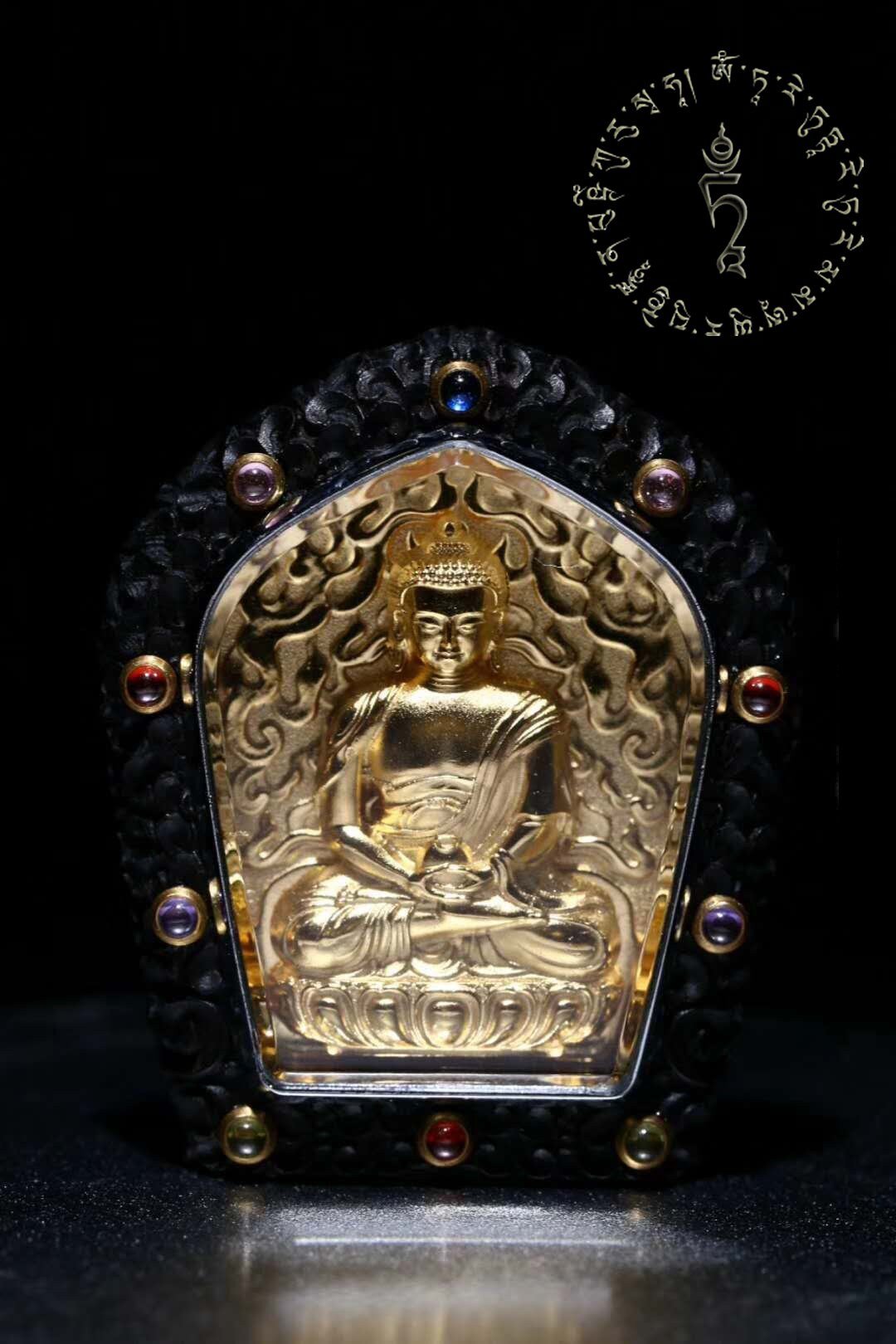 Ghau- Pendentif Bouddha Amitabha