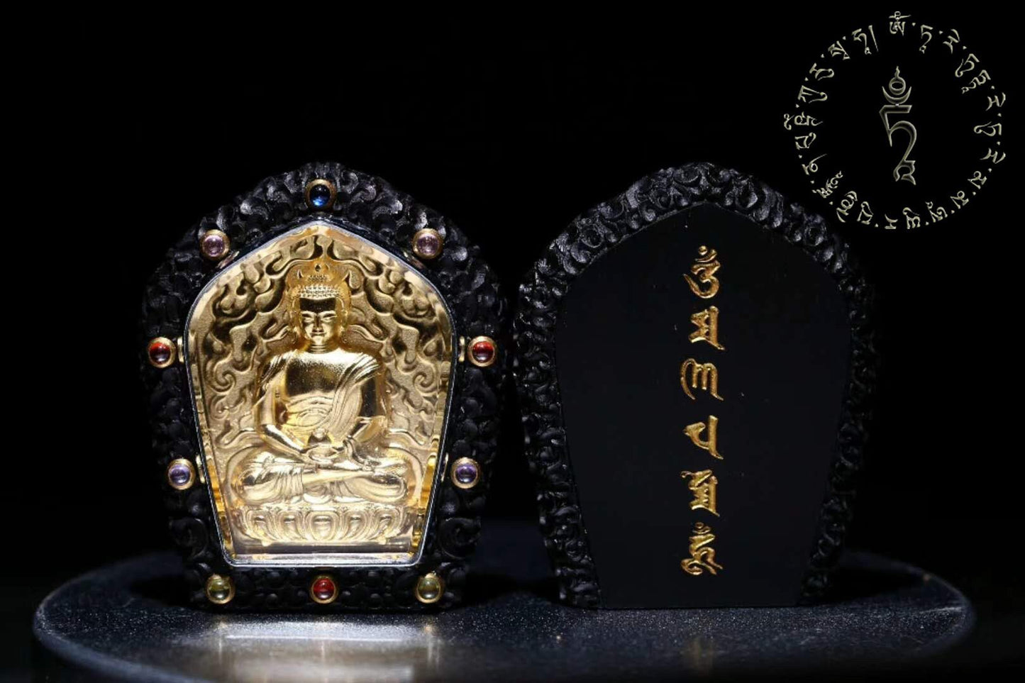 Ghau- Pendentif Bouddha Amitabha