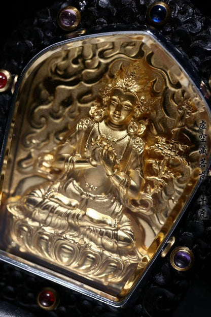 Ghau- Pendentif Bouddha- Akashagarbha