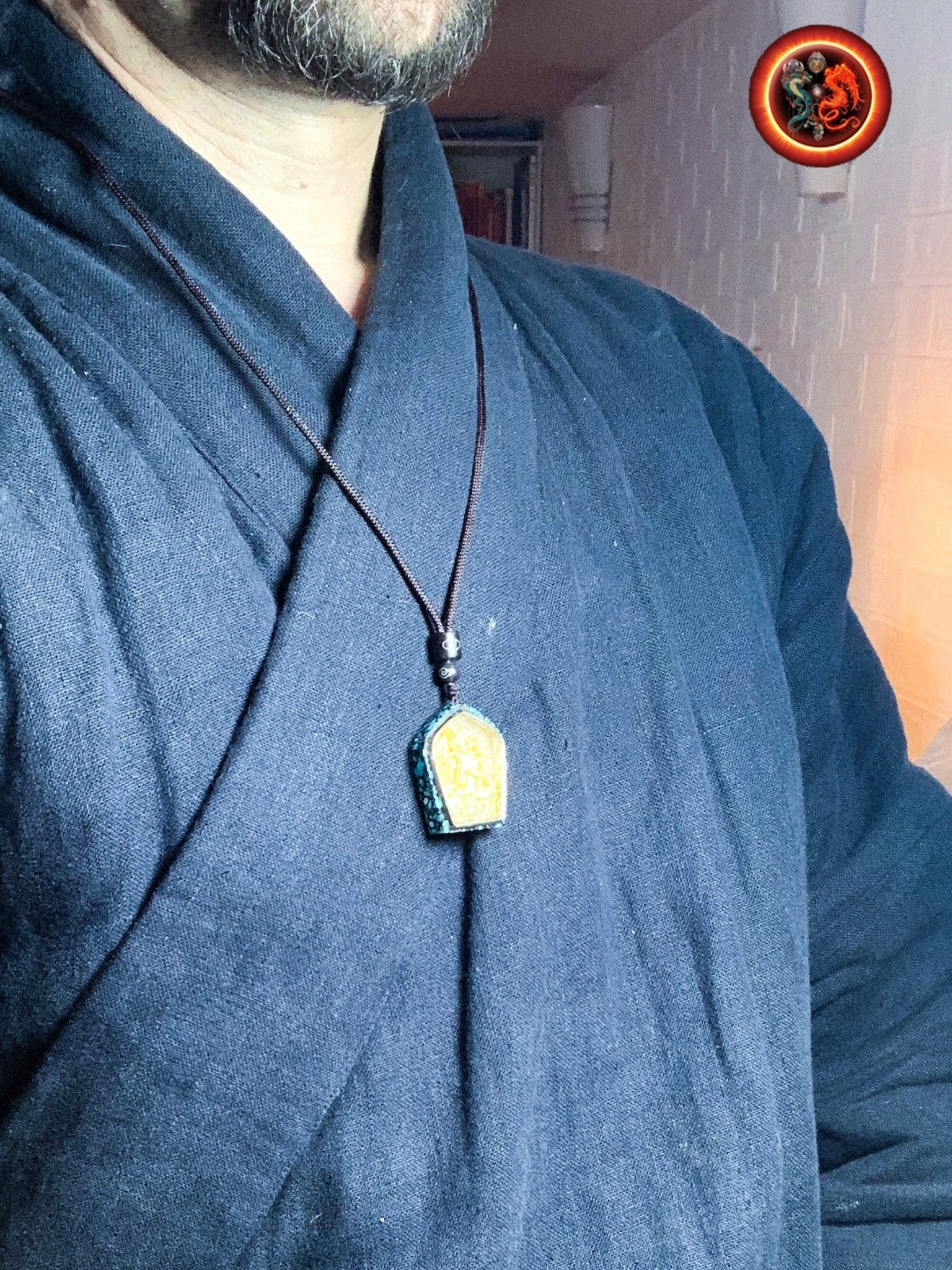 Pendentif Bouddha- Manjushri- Ghau