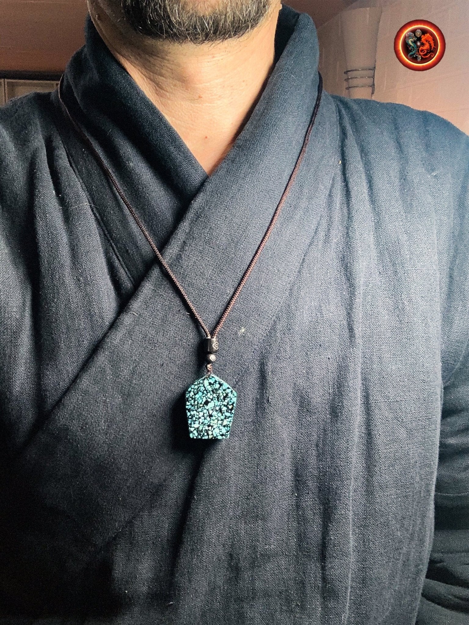 Pendentif Bouddha- Manjushri- Ghau