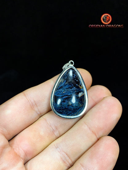 Pendentif pietersite- Serti argent 925